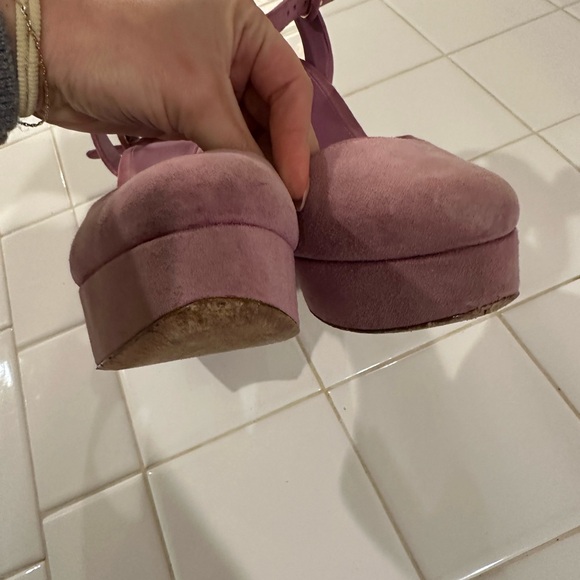 Alexandre Birman Purple Suede Heels - Picture 4 of 4